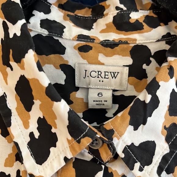 Jcrew leopard print dress. Size 6. - Picture 4 of 8